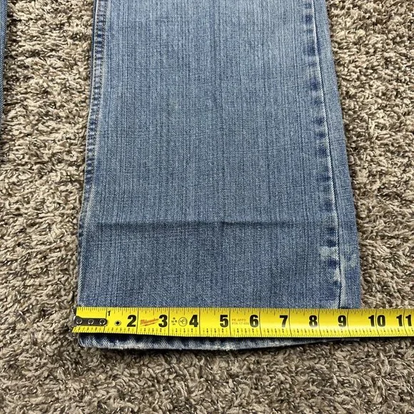 Levis Jeans Mens 34x30 Baggy 527 Bootcut Western Workwear Cotton Y2K Flare - Picture 9 of 12